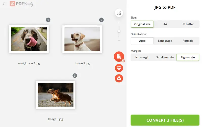 How to convert multiple jpg files to pdf online on pc pdf candy